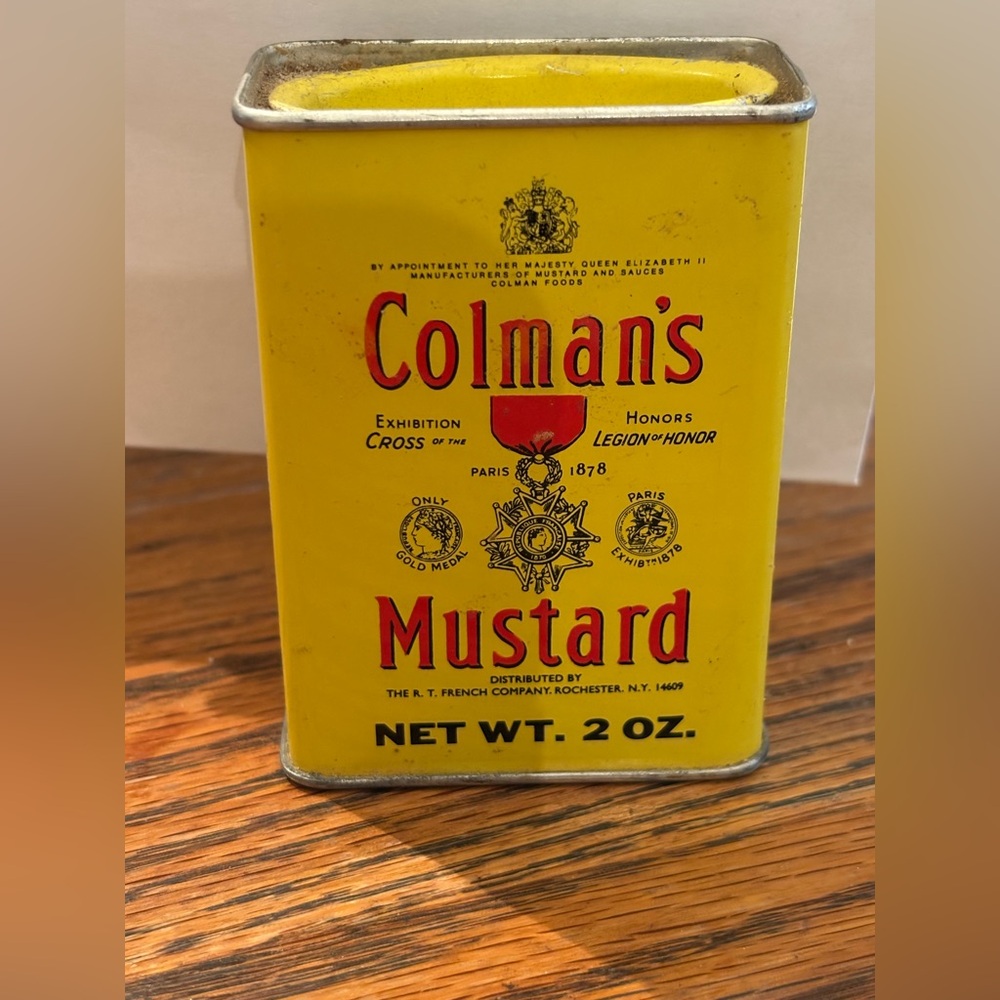 Vintage Coleman’s Mustard Tin